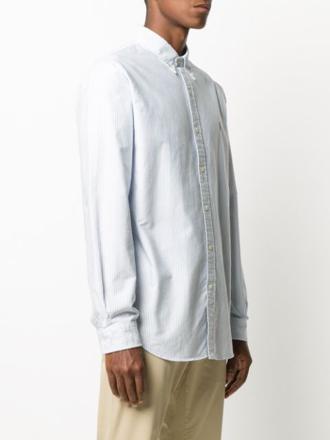 Embroidered logo cotton shirt