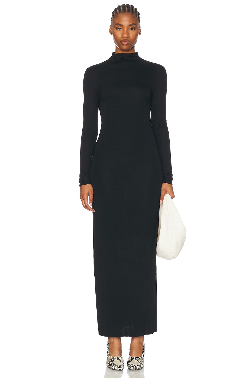 KHAITE Norla Dress in Black - Black.  XS also in L