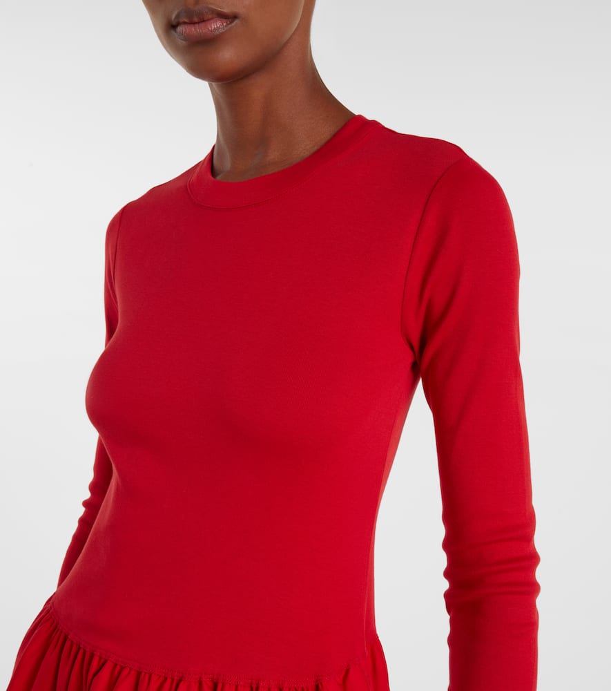 Cotton midi dress
