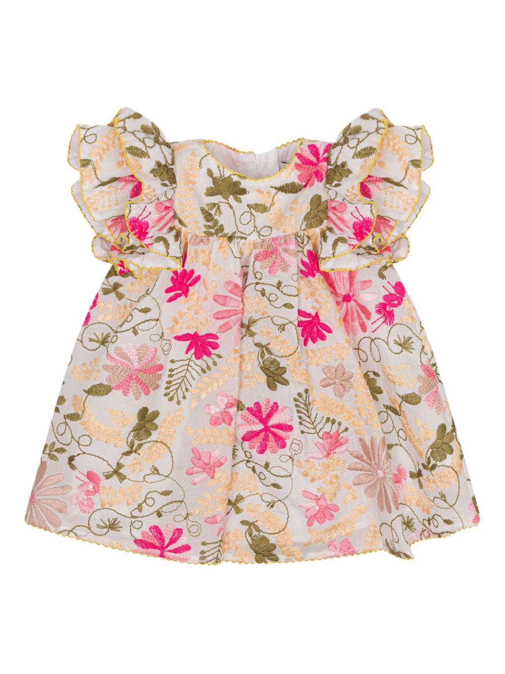 ETRO KIDS embroidered dress - Pink