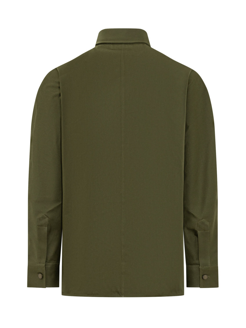 Olive Regular Solid Shirt