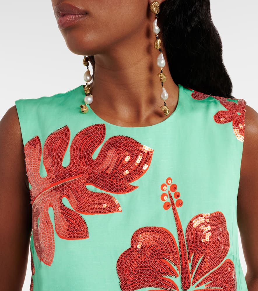 Alémais Sizzle sequined minidress