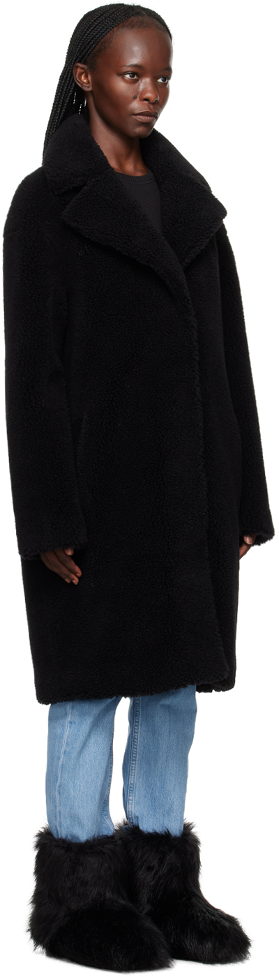 Stand Studio Black Camille Cocoon Coat