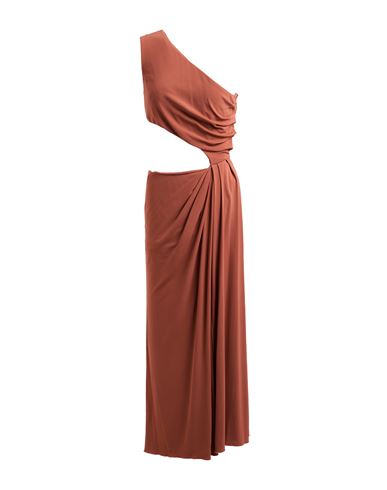 Liviana Conti Woman Maxi dress Brown Size 8 Viscose