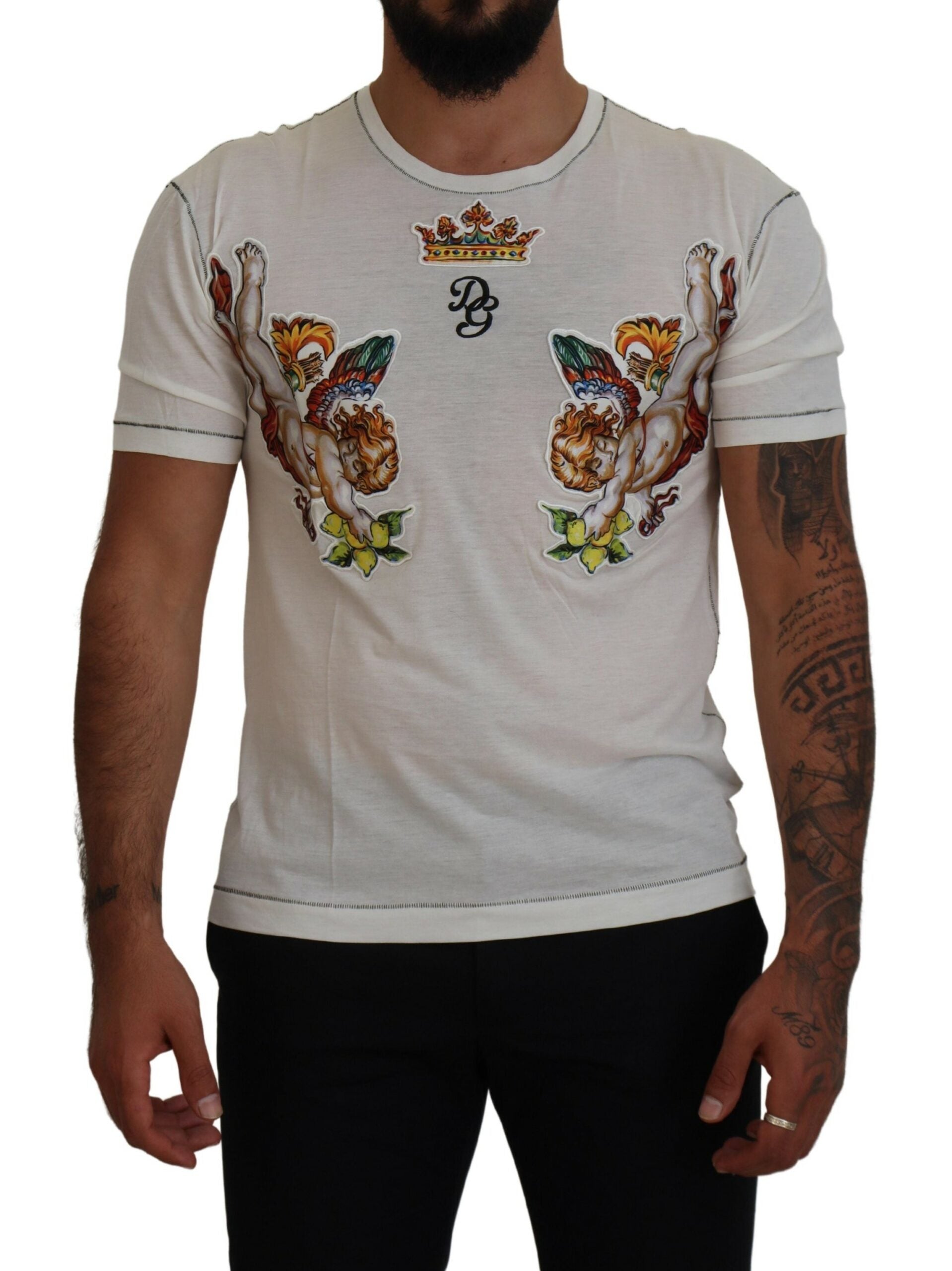 Logo-Embroidered T-Shirt — White