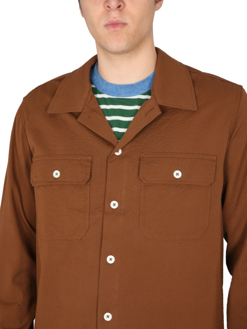 Brown Regular Solid Shirt