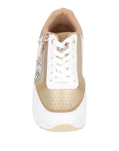 Woman Sneakers Gold Size 9 Synthetic material, Textile fibers