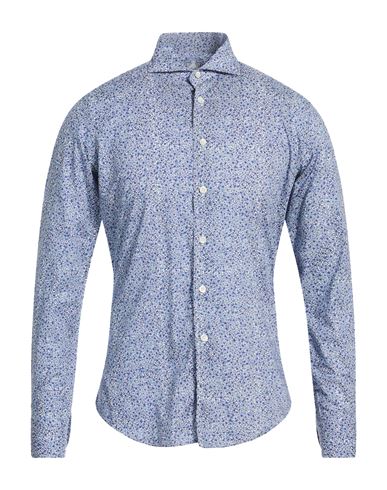 Man Shirt Azure Size 15 ½ Cotton