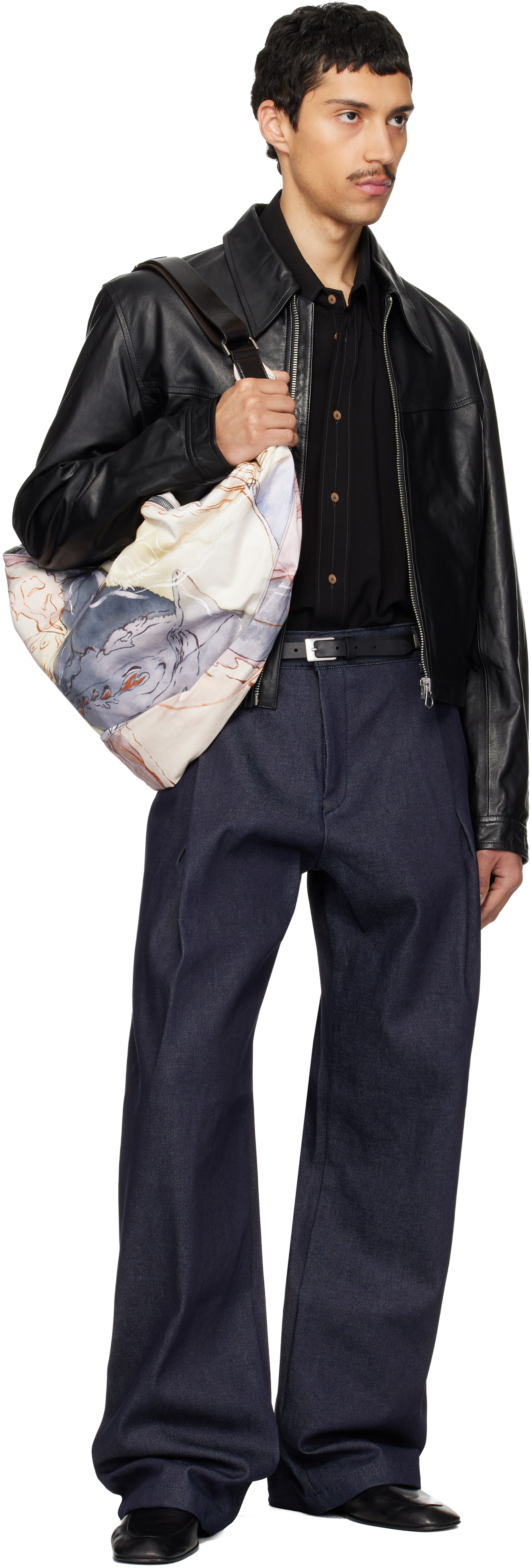 Black Leather Biker Jacket