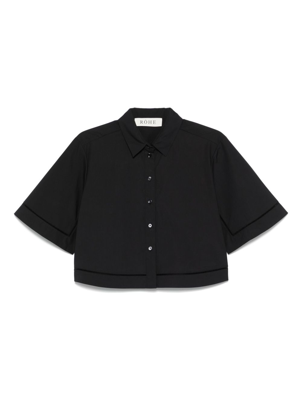 Róhe cotton shirt - Black