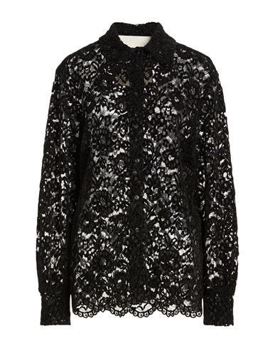 Woman Shirt Black Size 6 Polyester