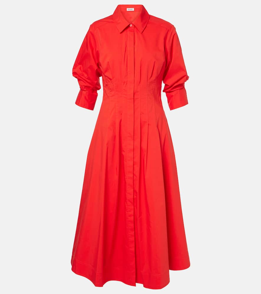 Jazz cotton-blend midi dress