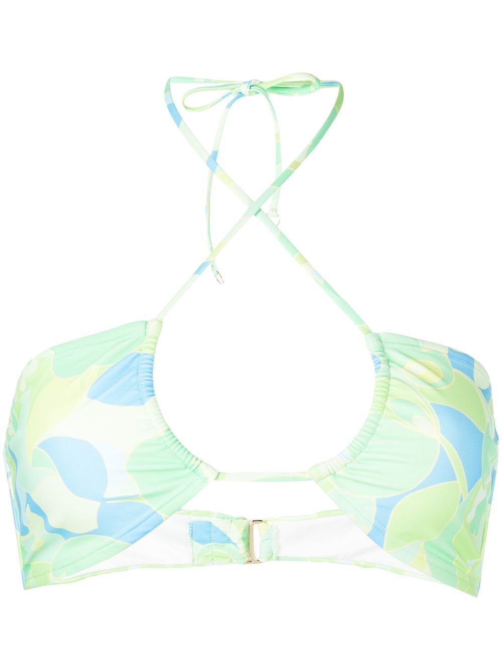 Arriba halterneck bikini top - Green