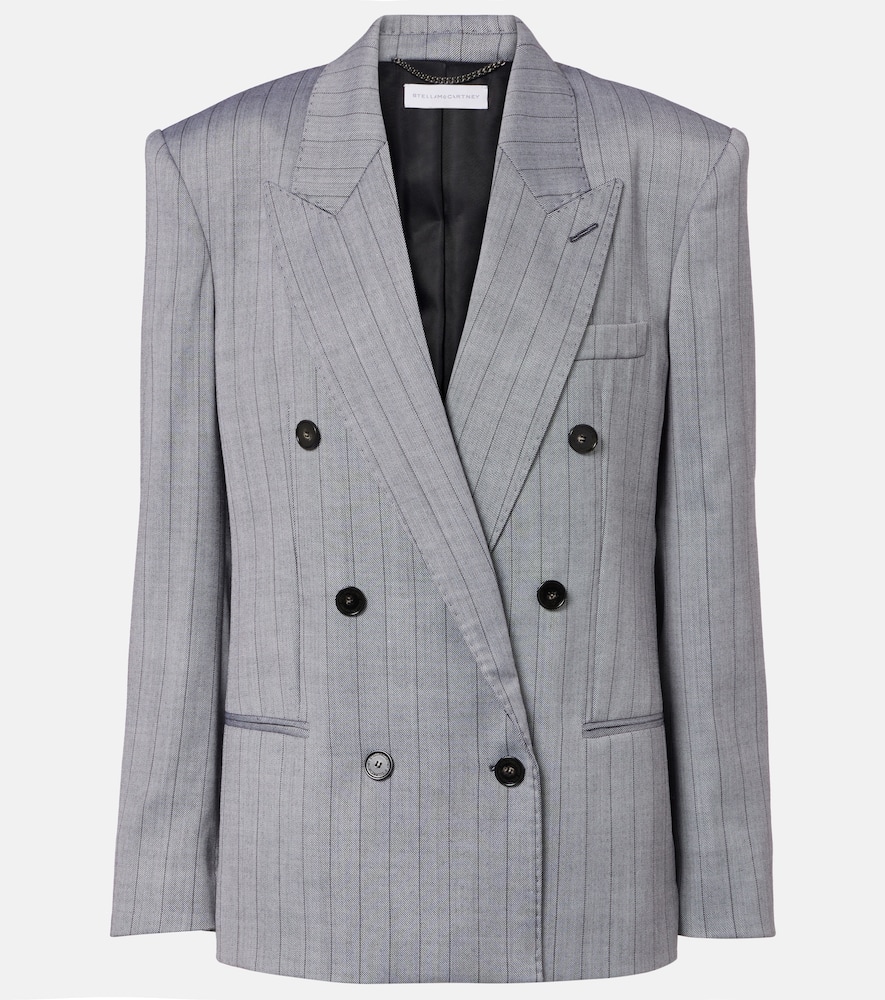 Double-breasted wool blazer