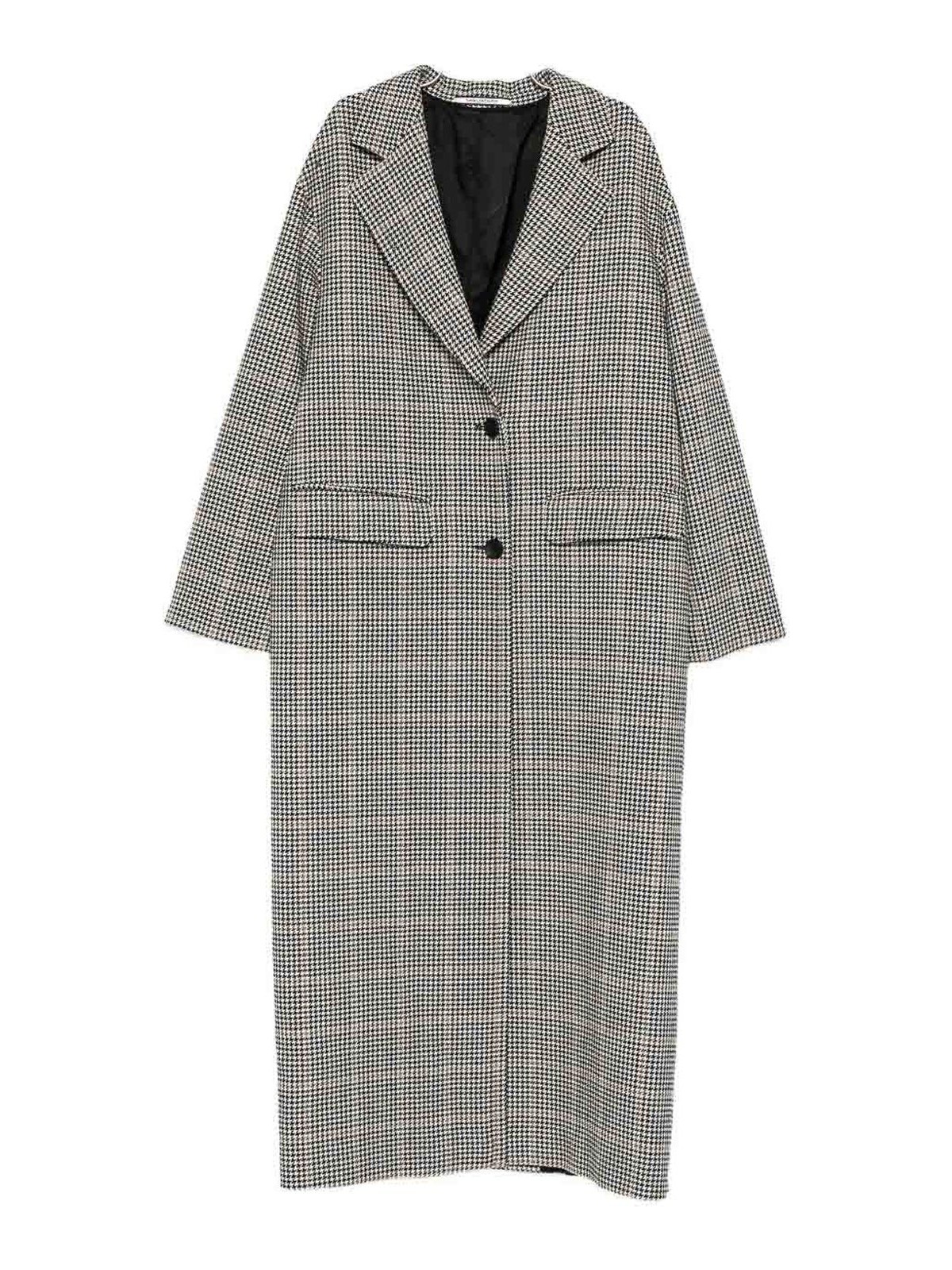 Wool Single-Breasted Coat
