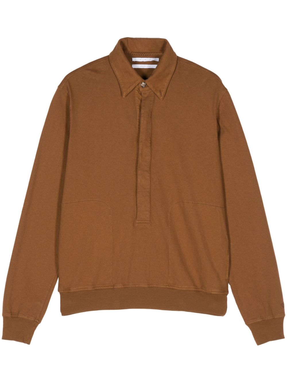 Monks Robe polo top - Brown