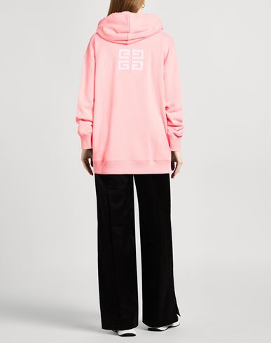 Woman Sweatshirt Coral Size L Cotton