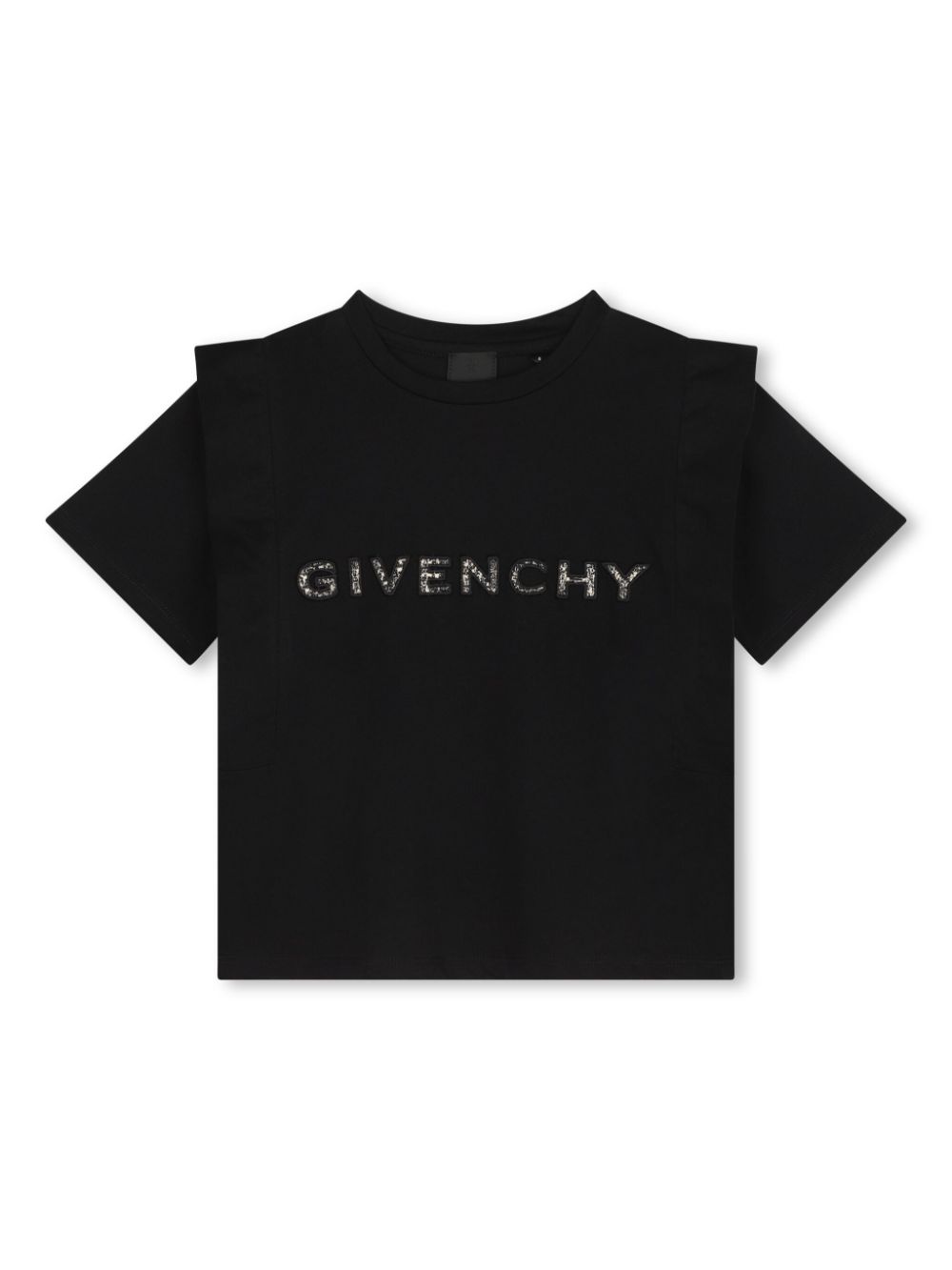 4G-embellished cotton T-shirt - Black