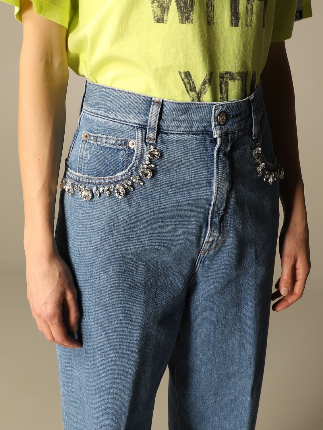 Golden Collection jeans in washed denim