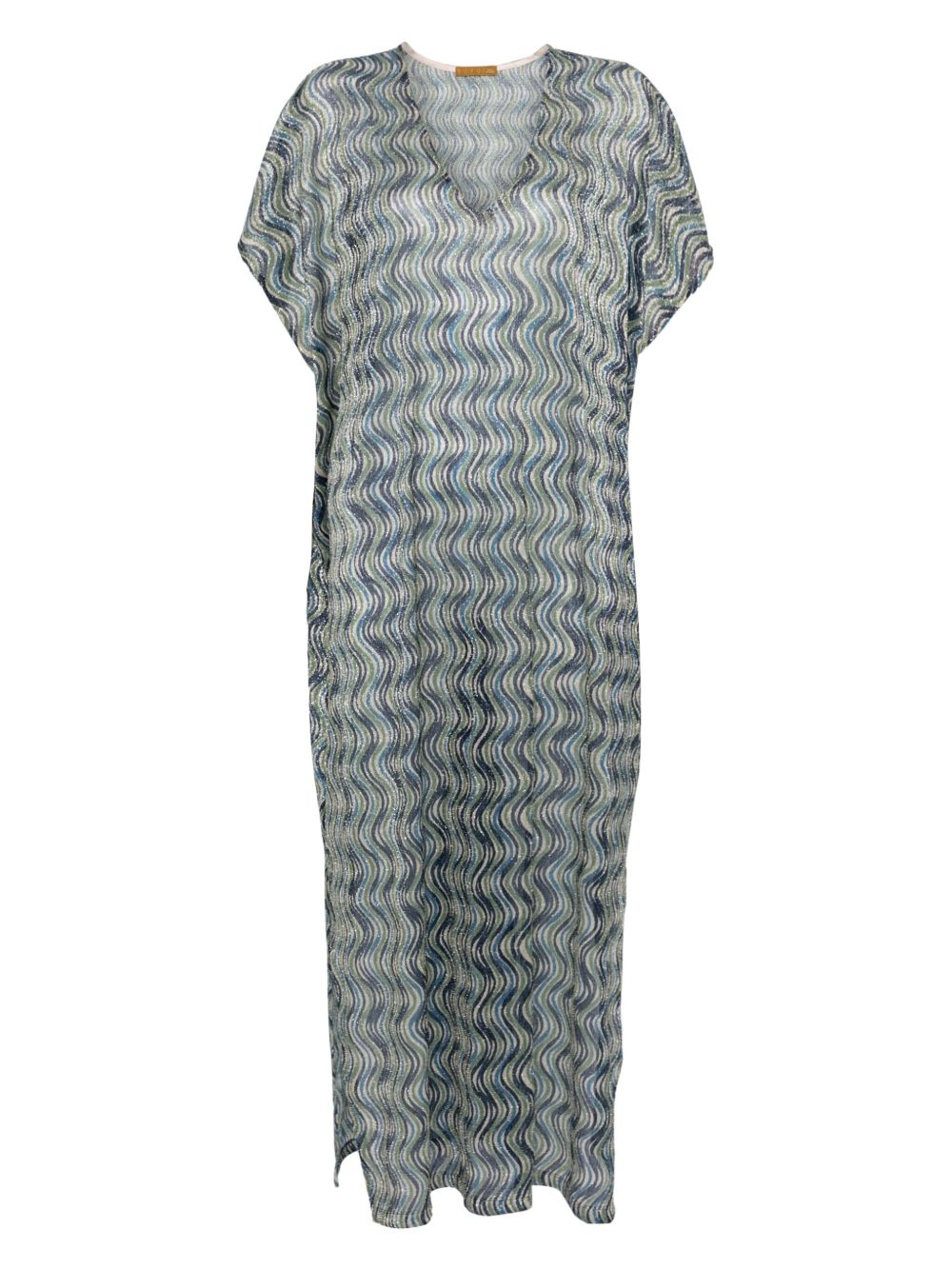 V-neck dress - Green