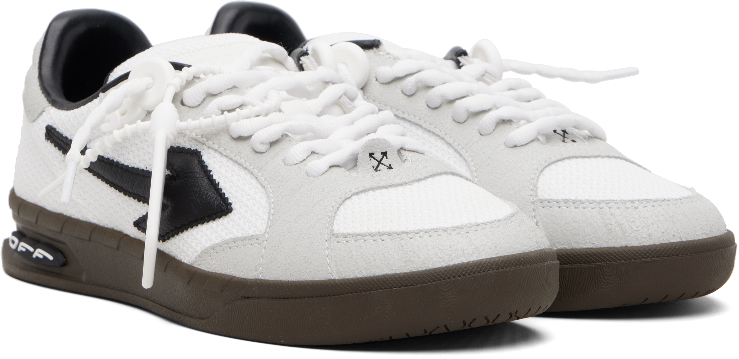 White & Gray End Of Play Sneakers