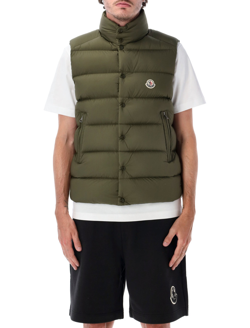 Moncler - high collar padded coat side pocket