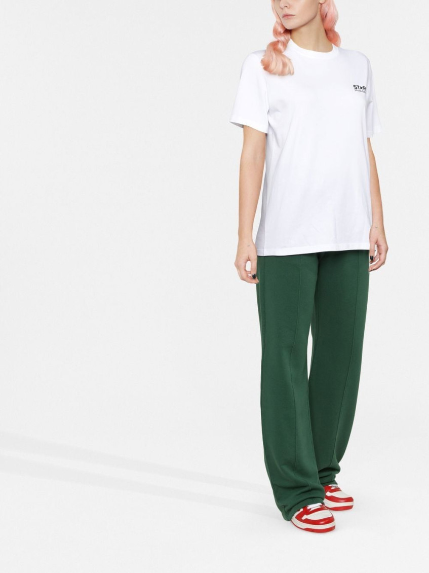 Star-print short-sleeved T-shirt
