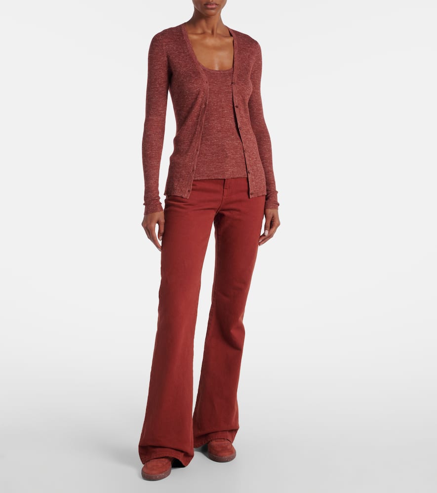 Aiste cashmere, silk, and hemp cardigan