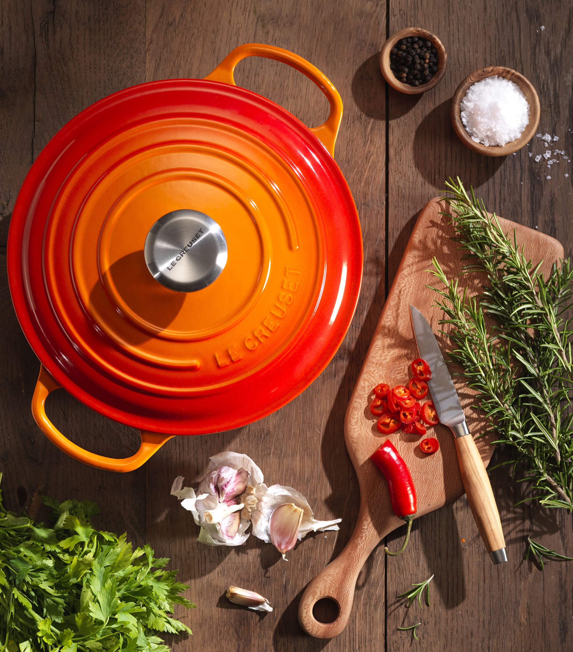 Cast Iron Round Casserole Dish