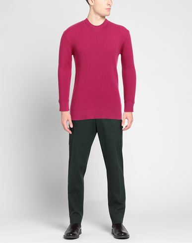 Man Sweater Fuchsia Size XXL Wool