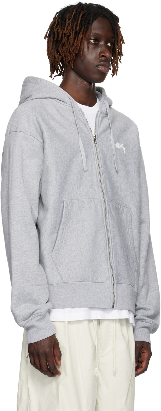 Gray Full Zip Hoodie
