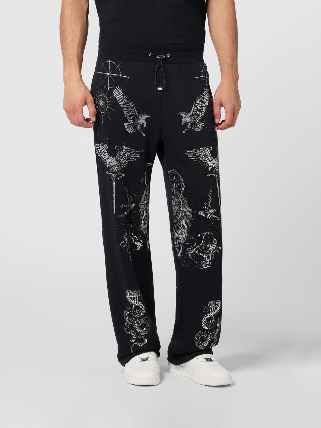 Pants Men color Black