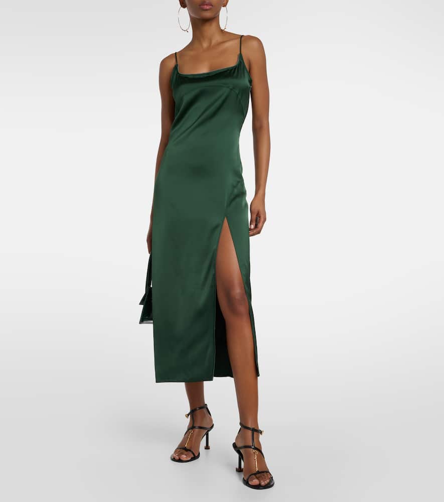 La Robe Notte satin slip dress