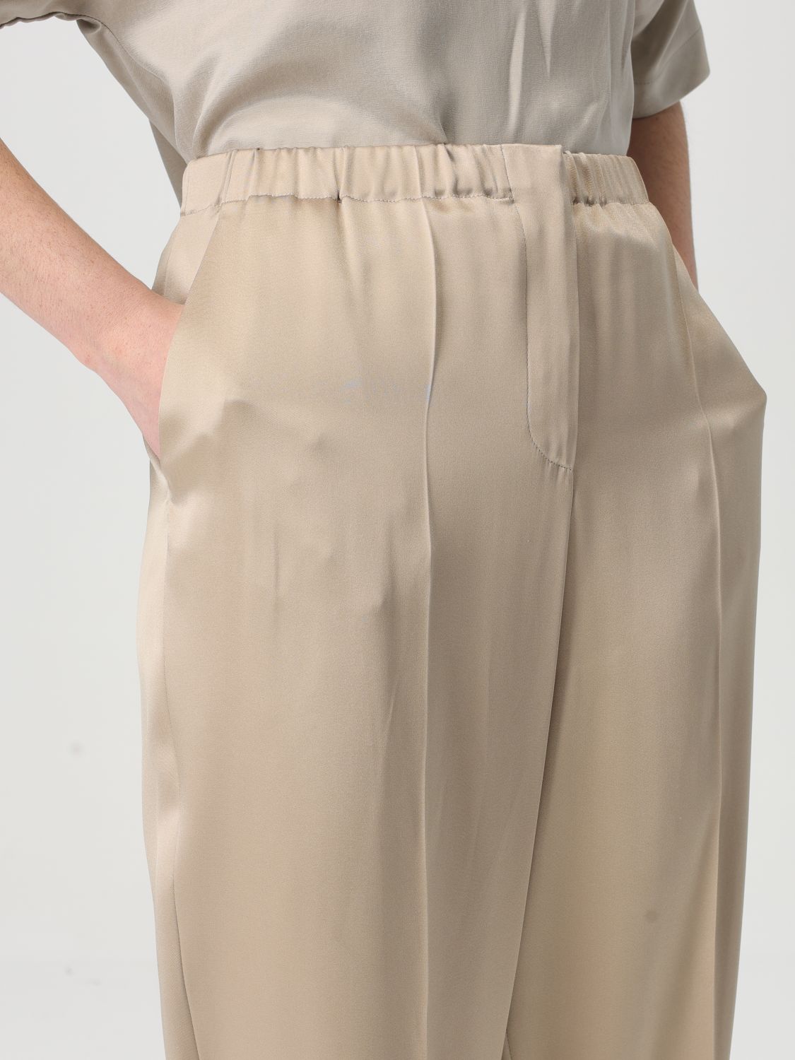 Silk trousers - Blue