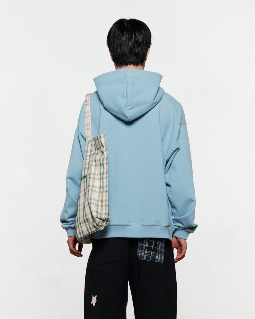 ART APPLIQUE HOODIE ZIP UP