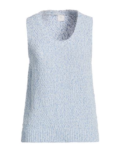 Woman Sweater Light blue Size S Cotton, Polyamide
