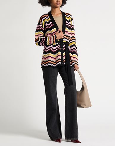 Woman Cardigan Pink Size 6 Viscose, Wool, Polyamide