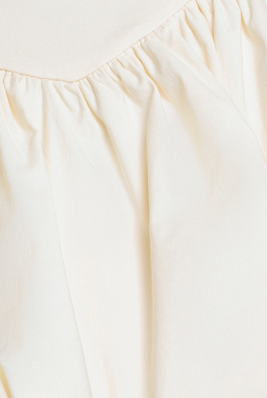 Goddiva Bengaline Balloon Mini Skirt - Crea