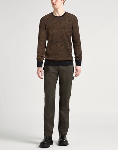 Man Sweater Brown Size 44 Lambswool