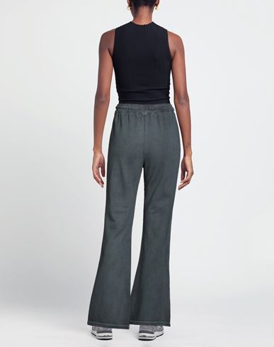 Woman Pants Charcoal Size M Cotton
