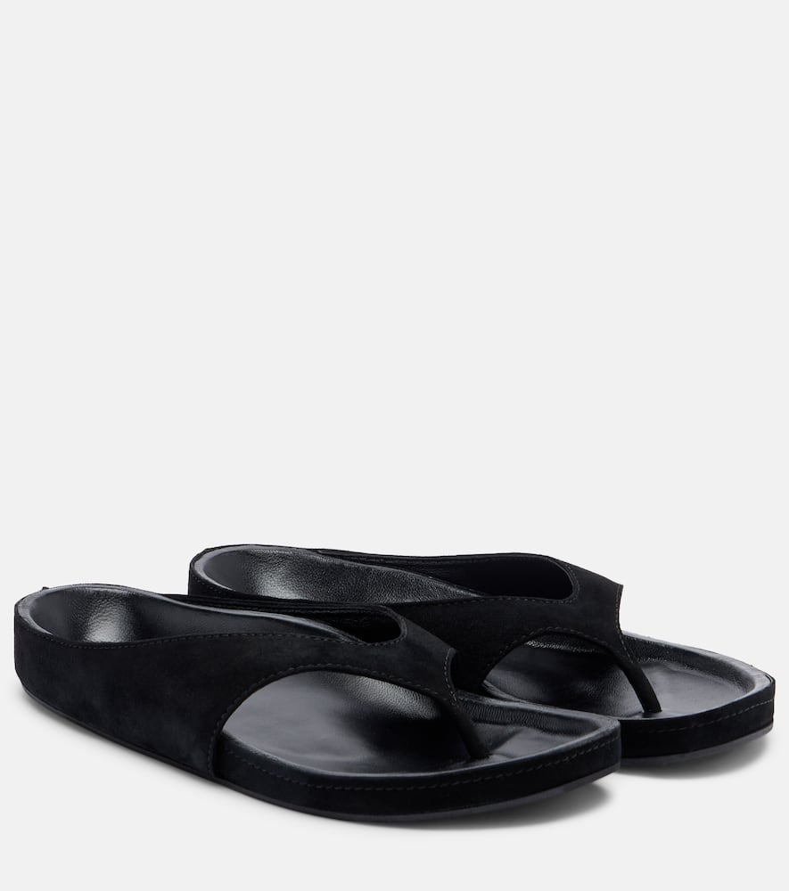 Yaga suede thong sandals