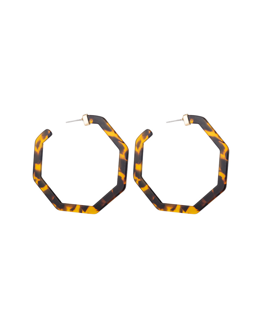 The Luxe Collection Resin Lilian Loop Earrings