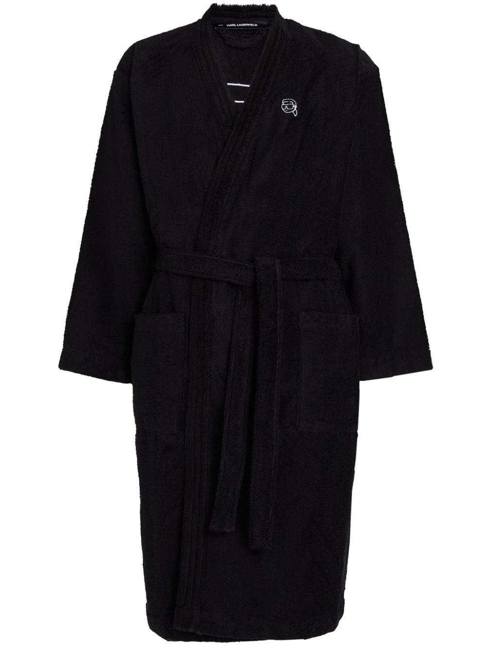 Ikon bath robe - Black