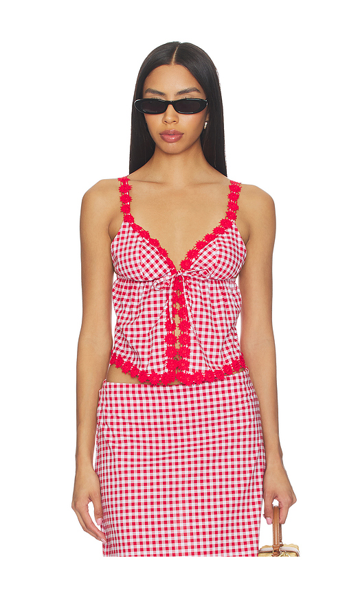 PEIXOTO OBERTEIL SIENNA in Red. Größe S. Also in XS, M