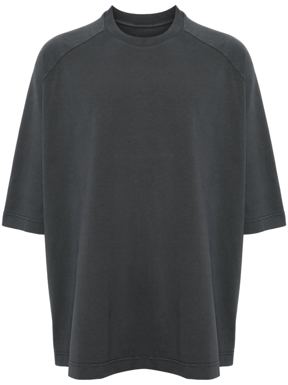 Raglan-sleeve cotton T-shirt - Grey