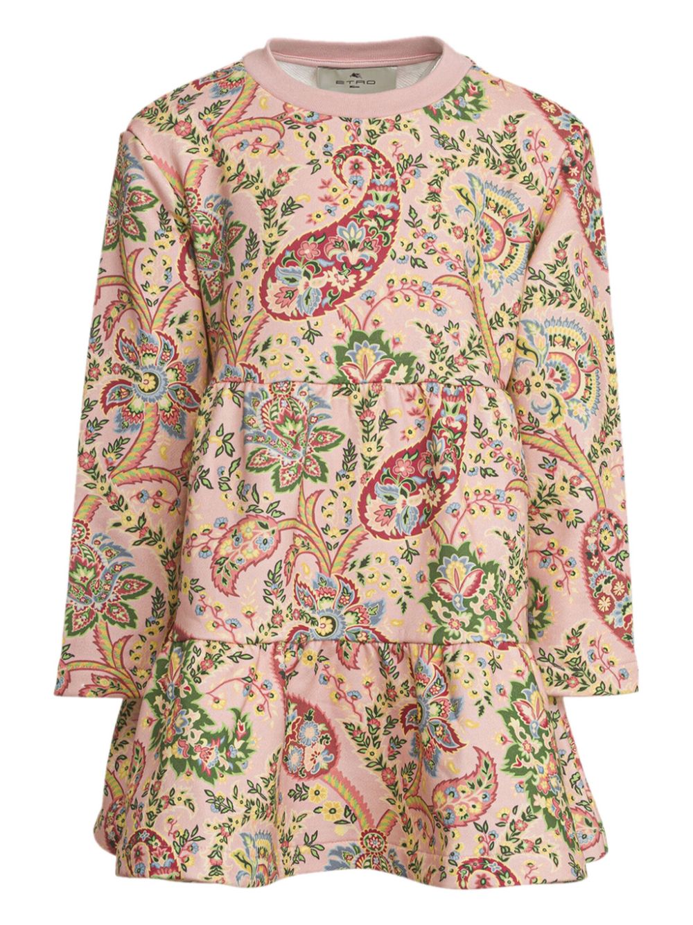 Paisley-print dress - Pink