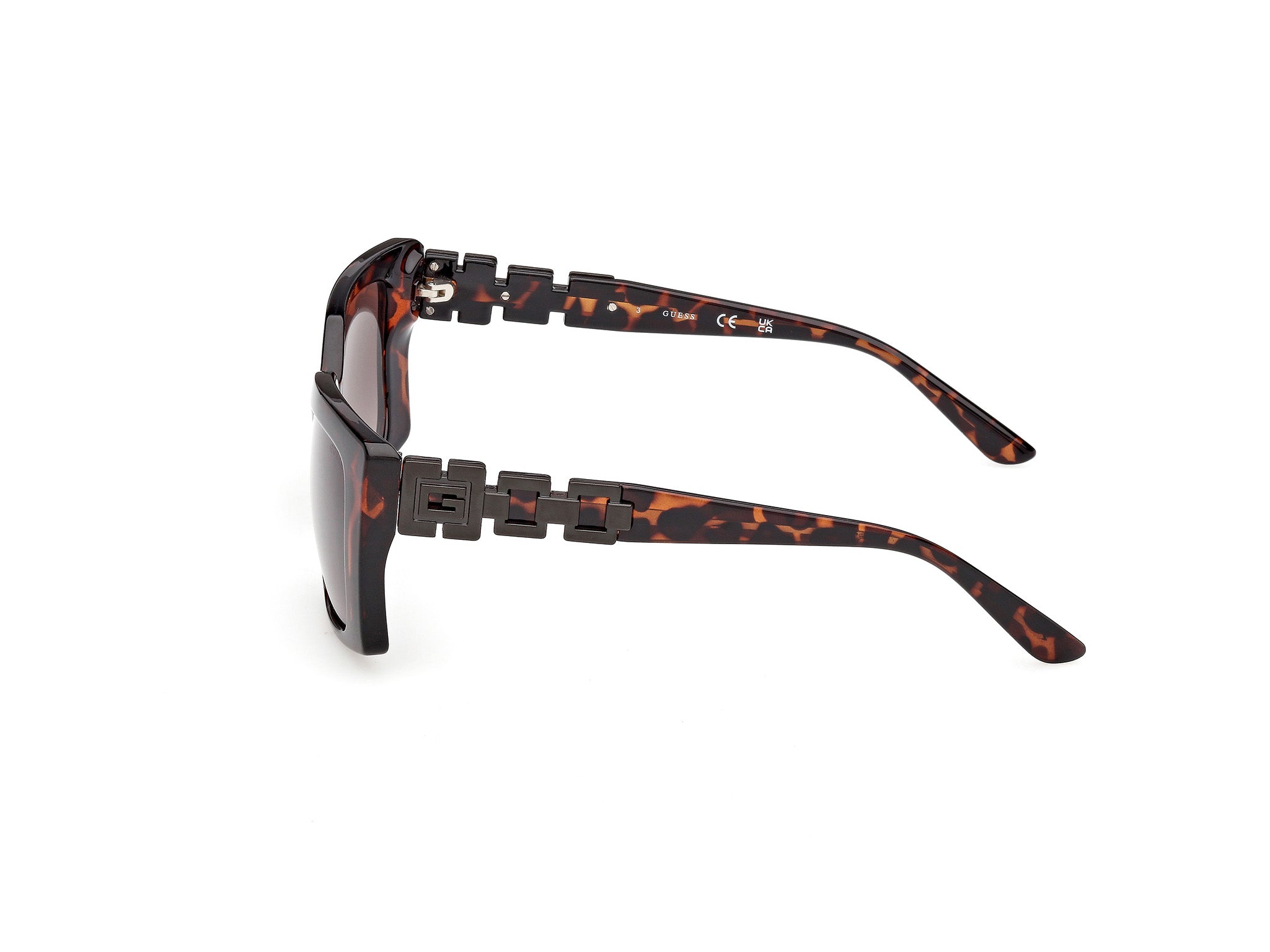 Guess Mujer Guess GU00265-H 52F Gafas de sol Inyectado la Habana Marrón Cuadrada Norma