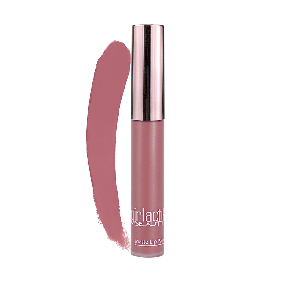 Ladies Long Lasting Matte Lip Paint Liquid Lipstick Liquid 1 oz Divine - Dusty Mauve Pink Makeup 693667330063