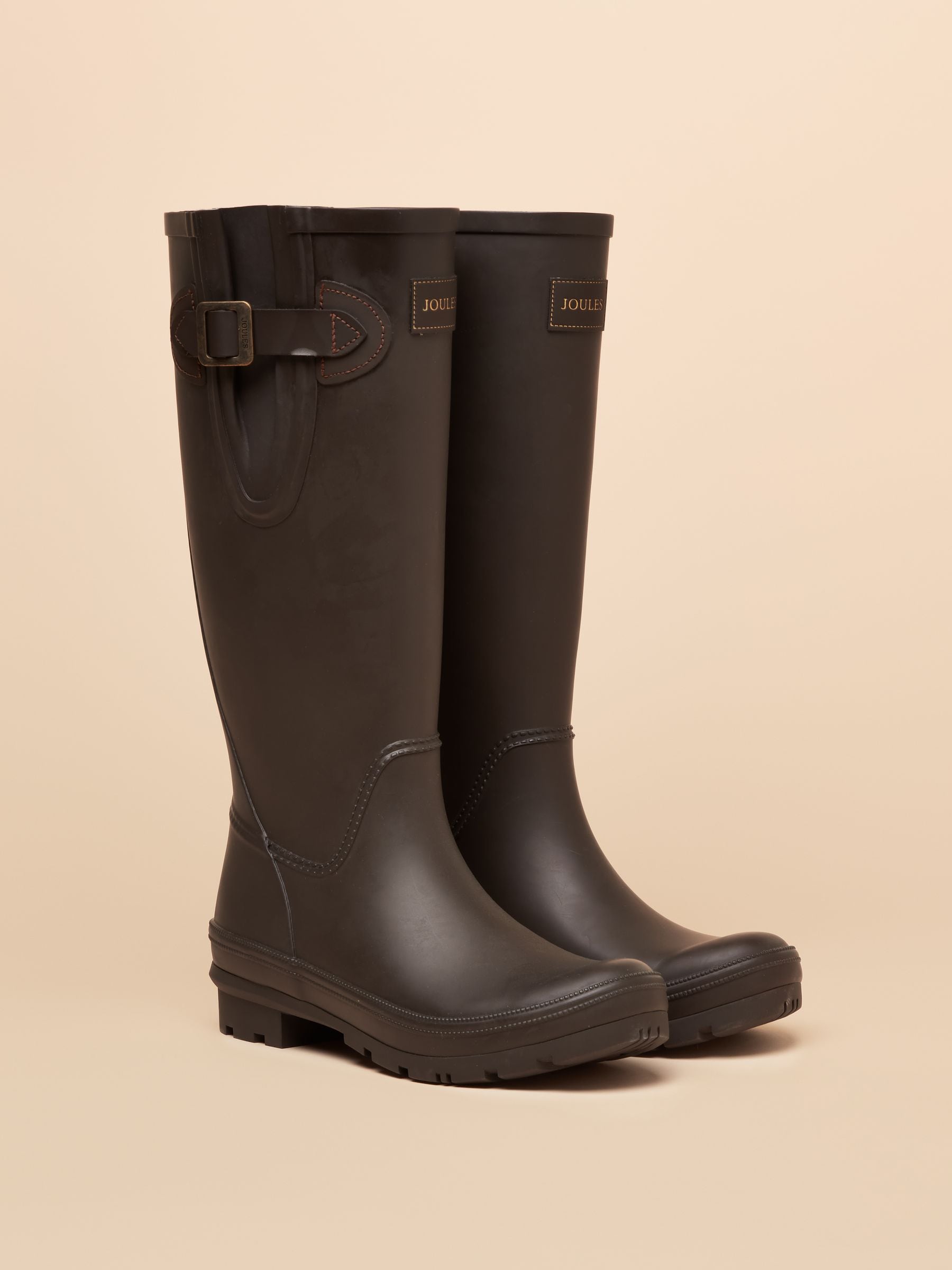 Houghton Chocolate Brown Adjustable Tall Wellies