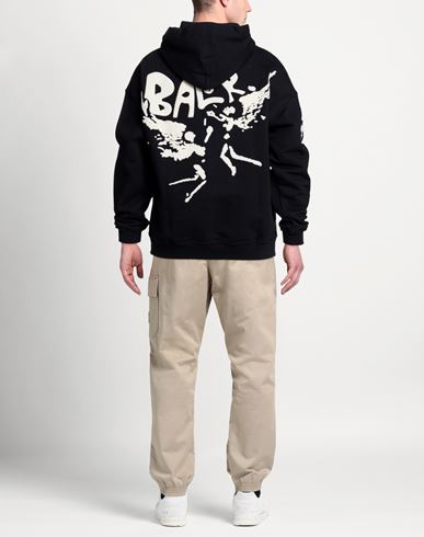 Man Sweatshirt Black Size L Cotton